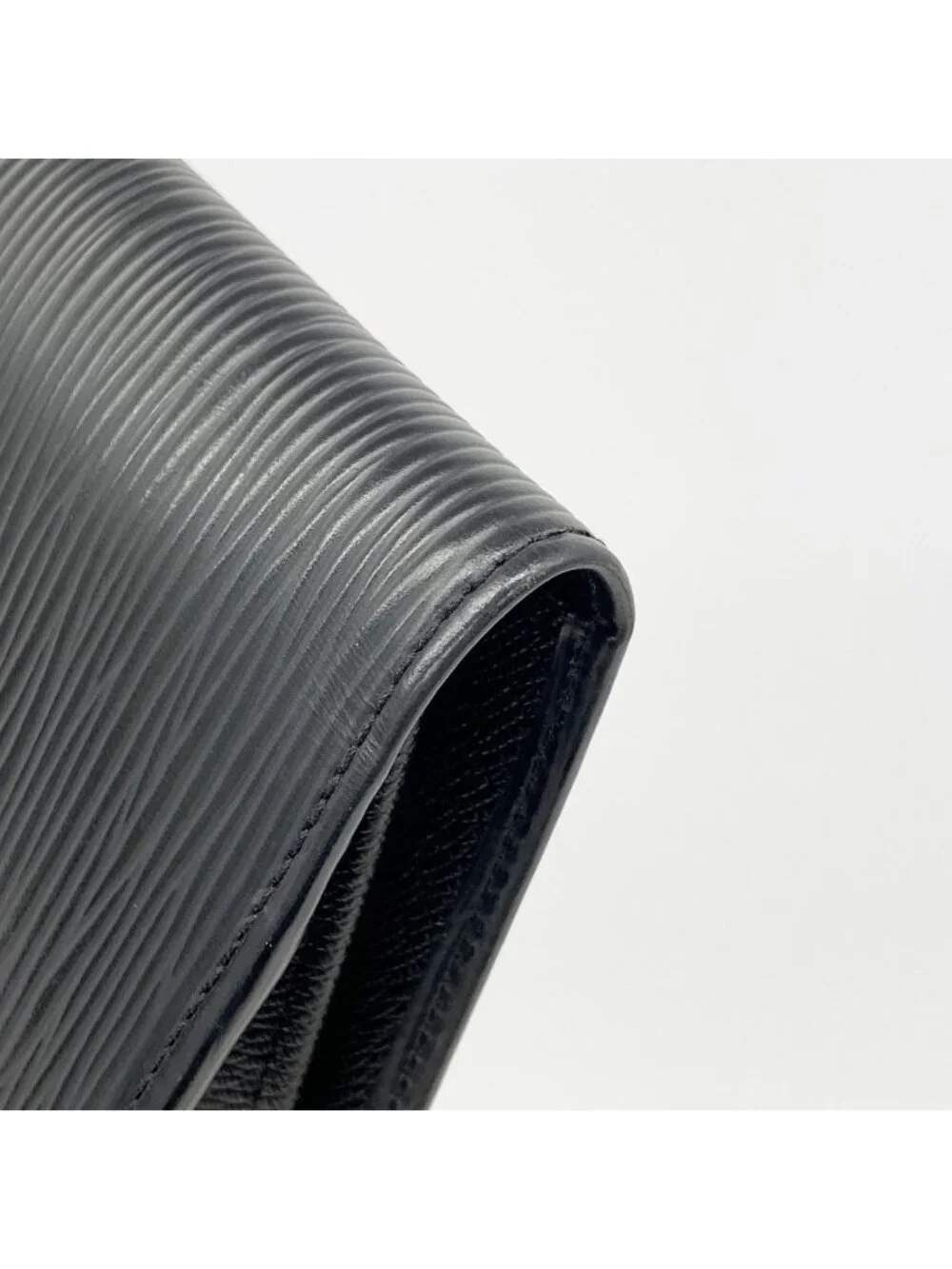 Louis Vuitton Wallet Epi Portefeuille Brazza Noir